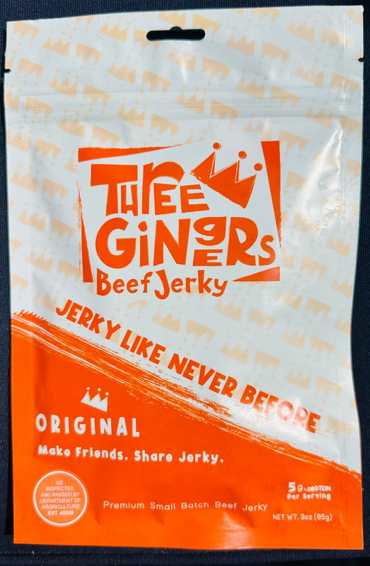 THREE GINGERS JERKY - Original "The OG"