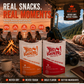 Three Gingers Beef Jerky Sampler, Original & Spicy 2-Pack