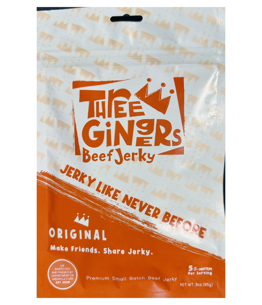 THREE GINGERS JERKY - Original "The OG"