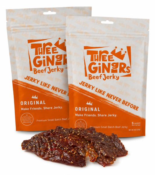 Three Gingers Original Beef Jerky, 2-Pack